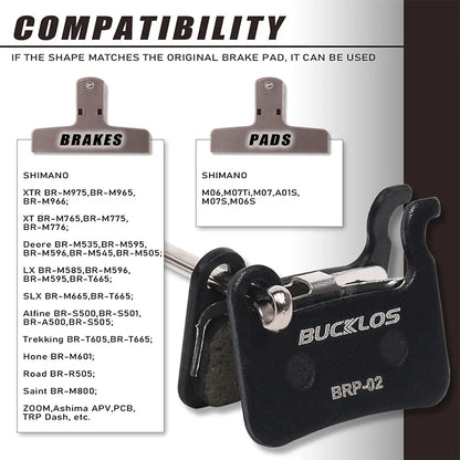 Shimano H03A H03C D02S D03S Ceramic Brake Pads BUCKLOS BL-04S Disc