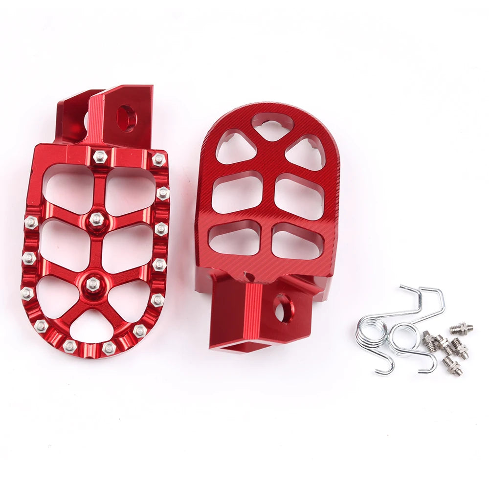 Motorcycle FootRest Footpegs Foot Pegs Pedal For YAMAHA TTR 90 110 125 250 TTR250 YZ80 YZ125 YZ250 YZ WR 200 250 500 Accessories - EXPROTAS