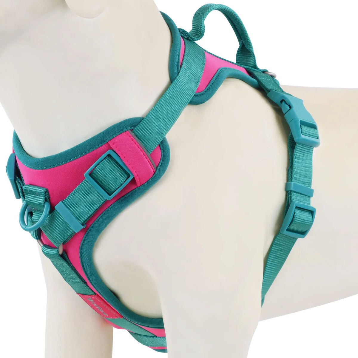 Adjustable Chest Strap Dog Harness No Pull Padded Reflective Breathable Vest