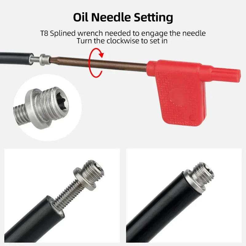 10 Bicycle Hydraulic Disc Brake Hose Inserts Quick Install Oil Needle