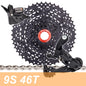 Mountain Bike Chain 9 Speed Bicycle Groupset Shifter Derailleur HG Hub