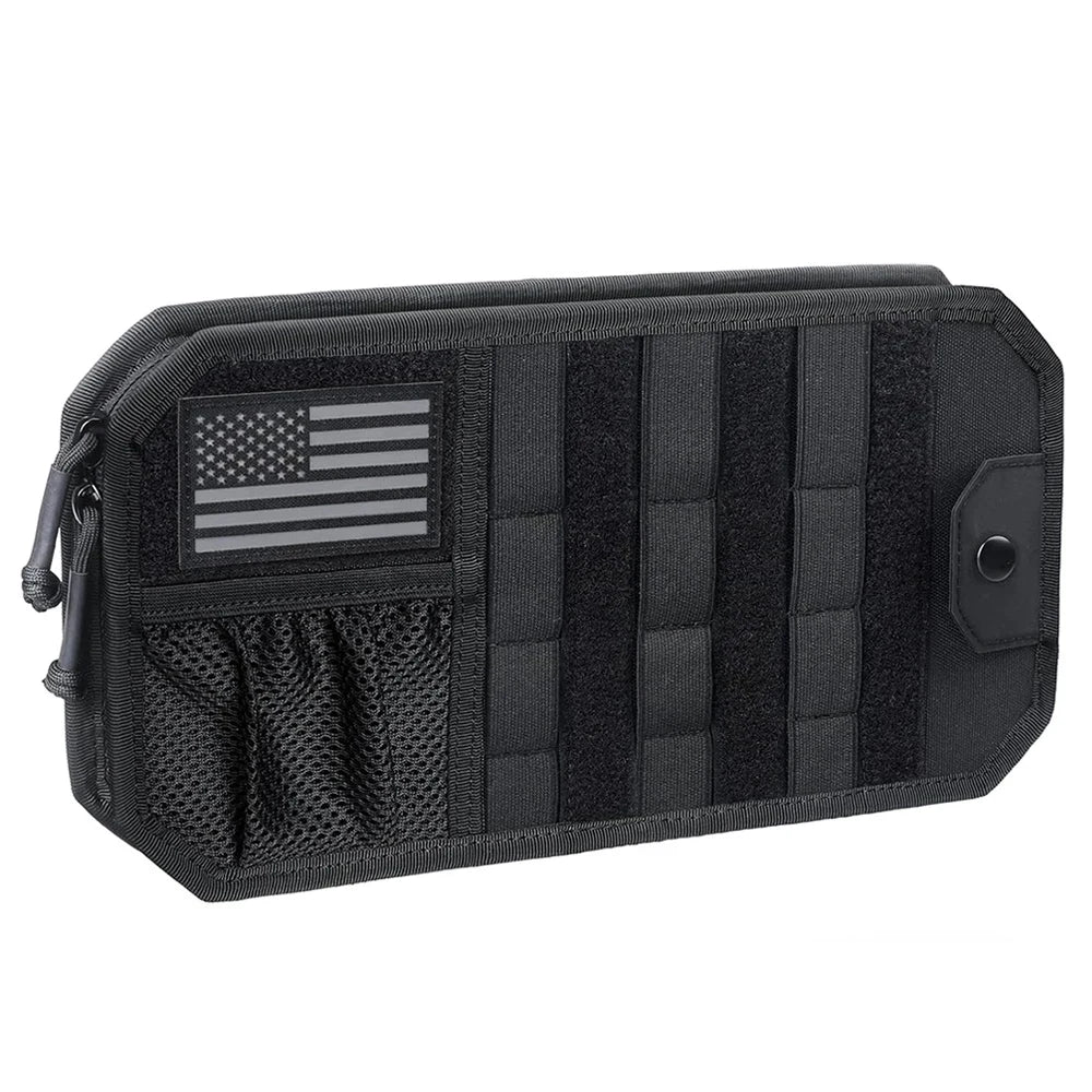 Auto Car Sun Visor Organizer Tactical Pouch Bag Pocket Card Storage Holder