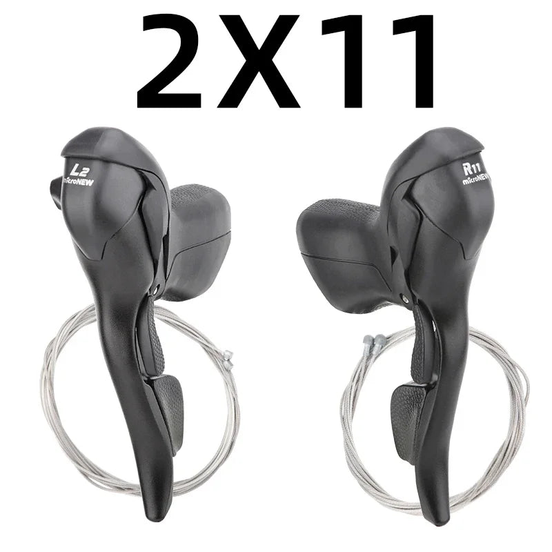 MicroNEW Road Bike Shifter Brake Lever 2x7–10 3x7–10 Speed Shimano - EXPROTAS