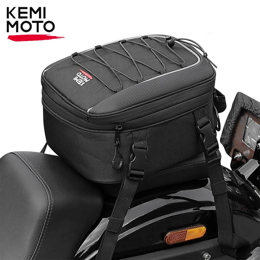 Motorcycle Tail Bag 7-12L Waterproof Storage for Scooter Luggage Accessories