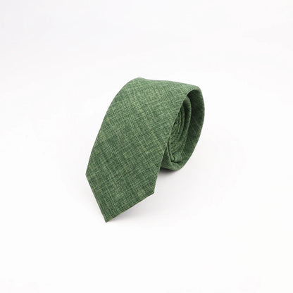 Mens Slim Solid Colour Tie 6.5cm Wedding Party Classic Necktie