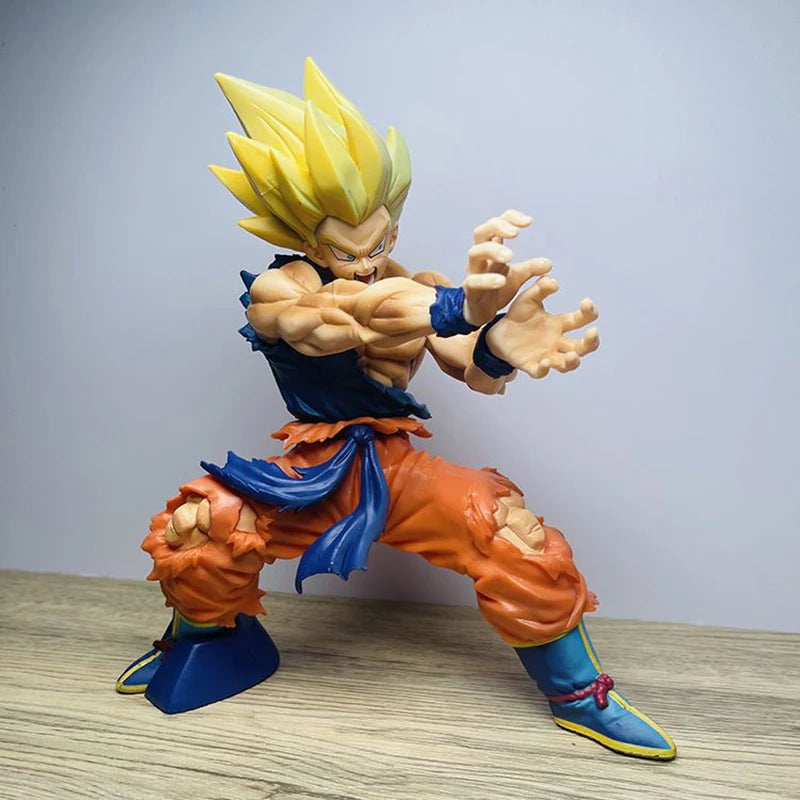 Dragon Ball Z Kamehameha Son Goku Figure Super Saiyan Kakarotto 16CM PVC Action Figures Model Dolls Toys for Children Gifts-EXPROTAS