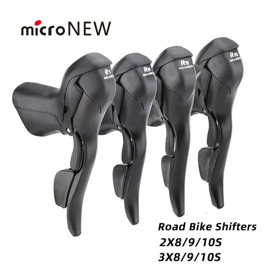 MicroNEW Road Bike Shifter Brake Lever 2x7–10 3x7–10 Speed Shimano - EXPROTAS