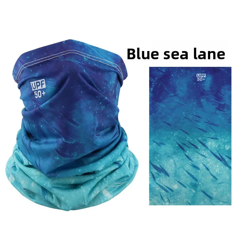 Sun Protection Mask Ice Silk Neck Gaiter Breathable Cycling Fishing Scarf