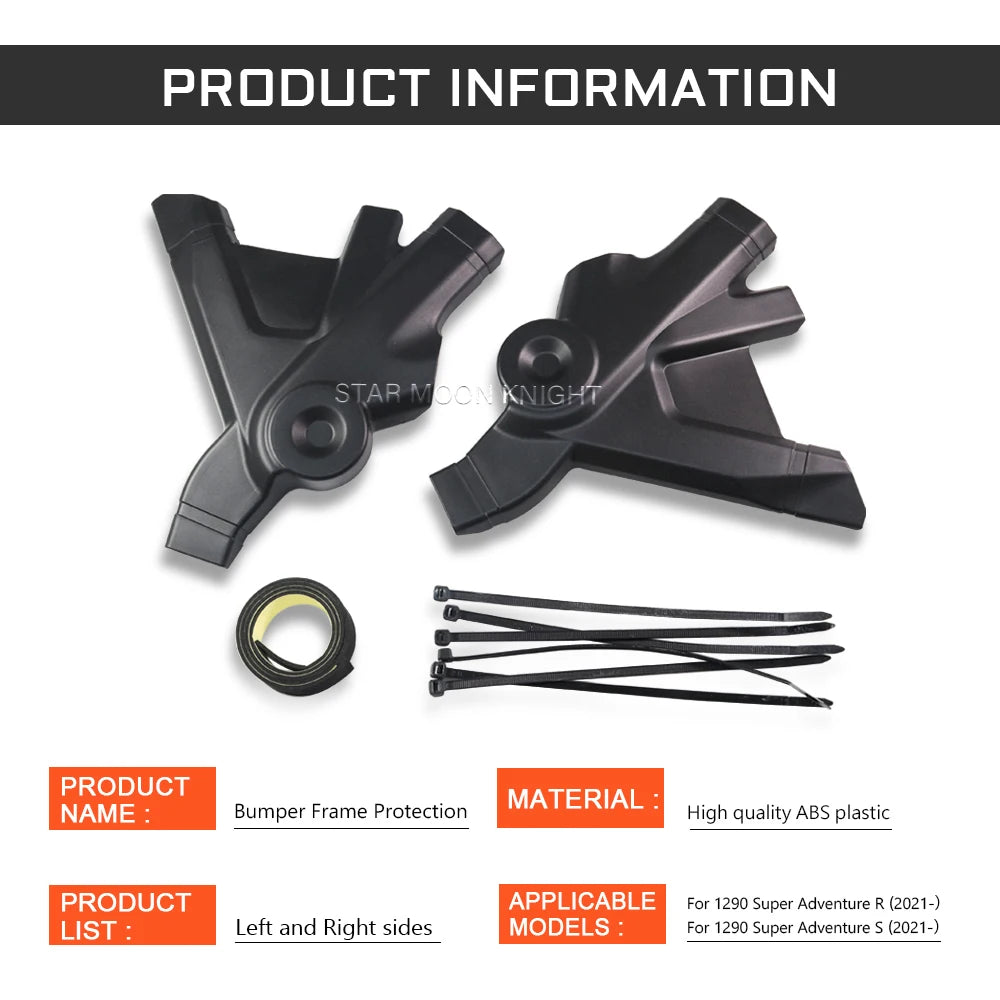 For 1290 Super Adventure S / R 2021 - 2022 Motorcycle Accessories ABS Bumper Frame Guards Protection Cover Frame Protectors-EXPROTAS