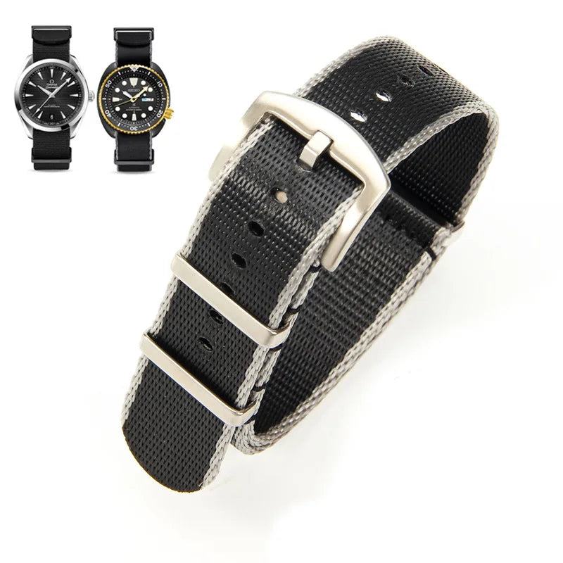 Nato Nylon Strap 20mm 22mm Military Watch Band Army Diver Wristwatch