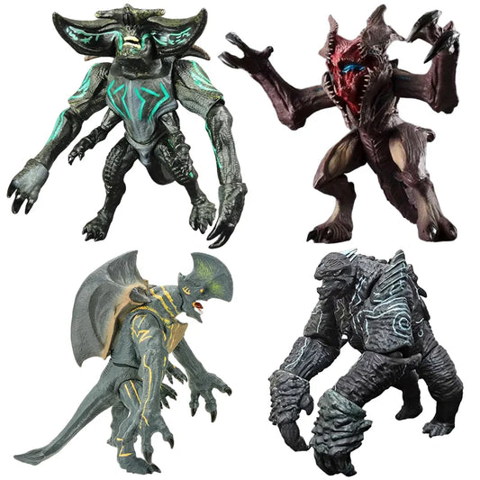 New Pacific Rim Figure Monsters Scunner Leathback Mega Kaiju Trespasser Knifehead Figurine Model Children Christmas Gift-EXPROTAS