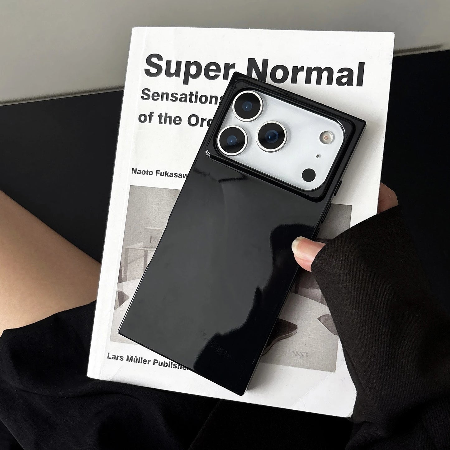 Fluorescent Clear Shockproof Case for iPhone 11-17 Air Pro Max Crystal Cover