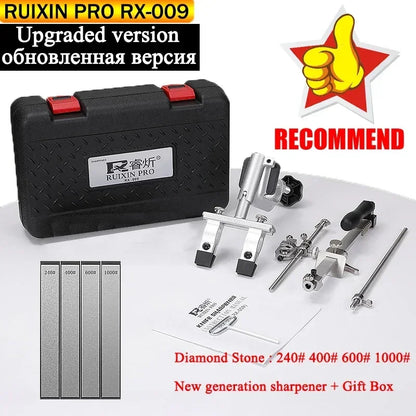 2023 New Upgraded Version Ruixin Pro RX009 Aluminium Alloy Knife Sharpener System 360 Degree Flip Constant Angle Grinding Tools-EXPROTAS