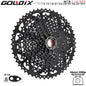 GOLDIX Black MTB Cassete 8/9/10/11/12 Speed 40/42/46/50/50T K7 8/9/10/11/12v Bicycle Freewheel Bicycle Sprocket for Shimano/SRAM-EXPROTAS