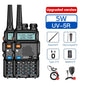 2PCS Baofeng Walkie Talkie UV-5R Dual Band Long Range 2200mAh Radio