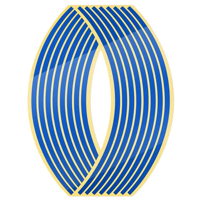 1set of 16pcs Wheel Sticker Reflective Rim Stripe Tape Bike Motorcycle Stickers For Honda For Kawasaki Z750 Z800 For YAMAHA MT07-EXPROTAS