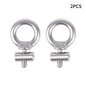 2/4/6/8pcs Awning Rail Stoppers 6mm Stops Motorhome Campervan Caravan Stainless Sliding Rail Track Lifting Ring Screw Slip Ring
