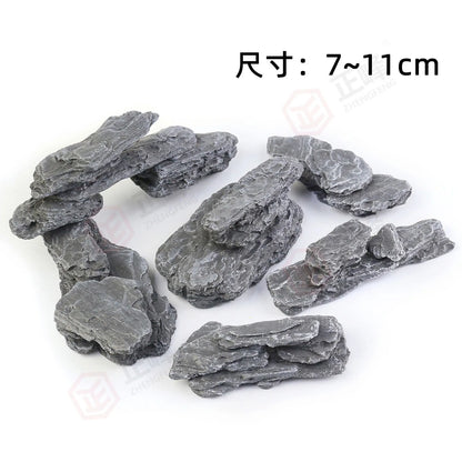 Miniature Rock Scenery Diorama Terrain for Model Railroad Base Reusable