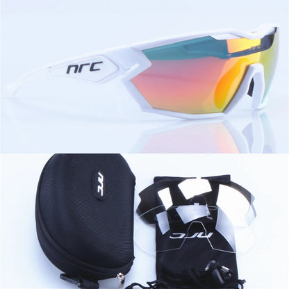 NRC X2 Pride 3 Lens Cycling Glasses MTB Road Bike Sports Sunglasses Men Women