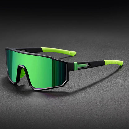 Men's Oversized Cycling Glasses Windproof Colorful Sports Sunglasses
