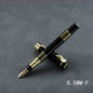 1-100Pcs Retro Metal Fountain Pen Replaceable Ink Elegant Writing Supplies