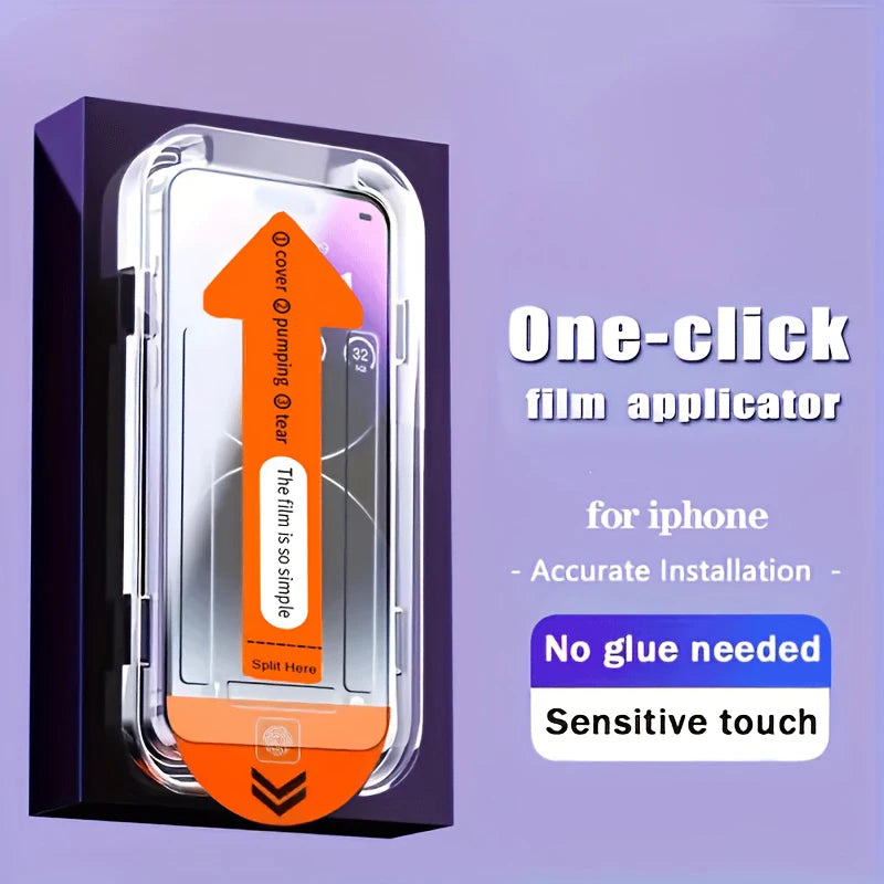 Tempered Glass Screen Protector for iPhone 16 15 17 18 Plus XR 14 13 12