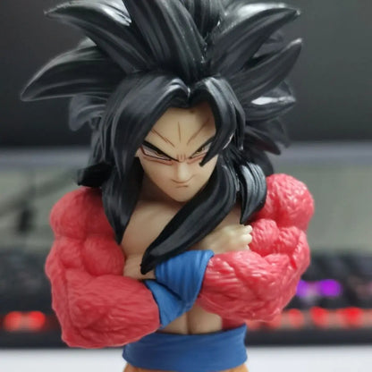 14cm Dragon Ball Z Son Goku SSJ4 Figure PVC Anime Action Statue Model Toy