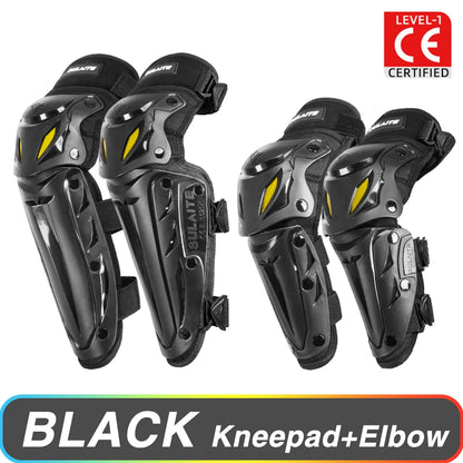 Motorcycle Knee Pad Elbow Protective Combo Knee Protector Equipment Gear Outdoor Sport Motocross Knee Pad Ventilate Four Seasons