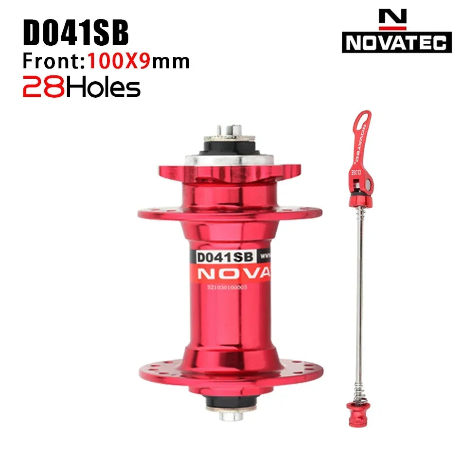 NOVATEC D041SB D042SB MTB Hub 28/32/36H 6-Bolt HG for 8-12 Speed