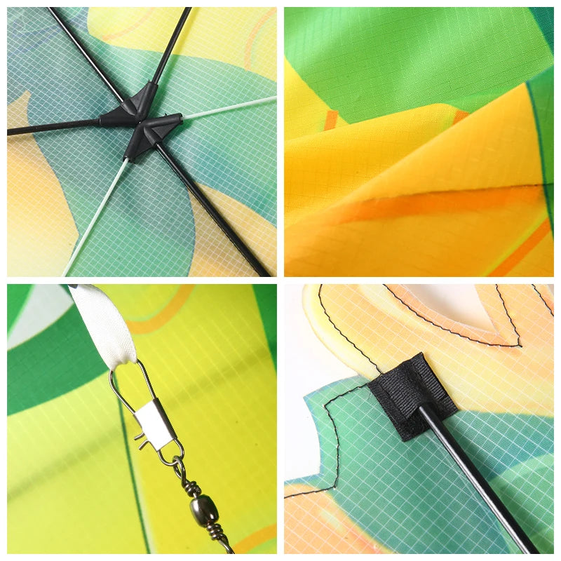 Yongjian Green Chinese Dragon Kite 50m Upgraded Cartoon Stunt Kite
