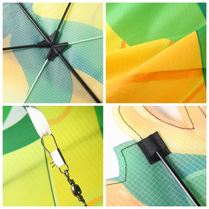 Yongjian Green Chinese Dragon Kite 50m Upgraded Cartoon Stunt Kite