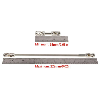 HooCrawler Stainless Steel Cut-to-Length Driveshaft 68-229mm 1/10 RC Crawler