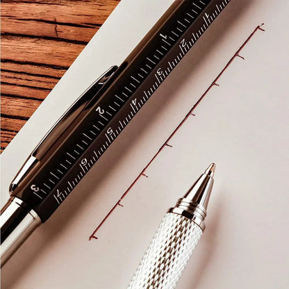 7-in-1 Multifunctional Pen Touch Screen Stylus with Screwdriver Ruler Level