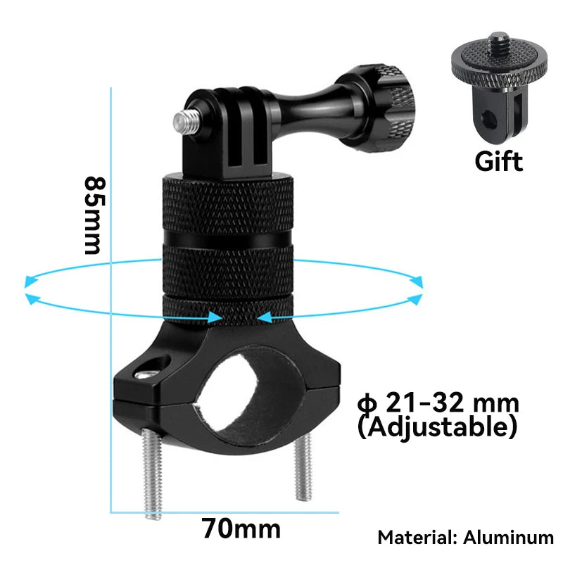 Bike Handlebar Mount Selfie Stick for GoPro Insta360 DJI Accessories