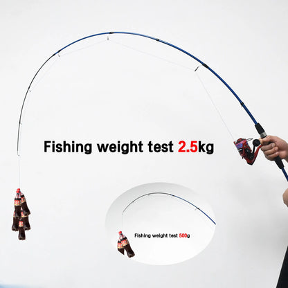 BIUTIFU Baitcasting Spinning Travel Carbon 4/5 Section Fishing Rods Casting Weight 5-20g Power Ultralight Lure Trout Mini Pole-EXPROTAS
