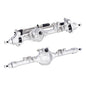 HooCrawler CNC Aluminium Front Rear Straight Axles 1/10 RC SCX10 II VS4-10