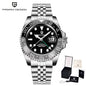 PAGANI Design PD-1662 Men’s Automatic Watch Stainless Steel Ceramic Bezel Waterproof
