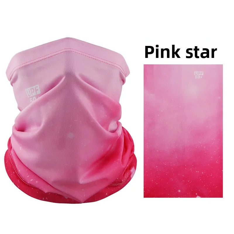 Sun Protection Mask Ice Silk Neck Gaiter Breathable Cycling Fishing Scarf