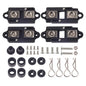 4Pcs Magnetic Body Post Mount 55-85mm 1/10 RC Crawler TRX4 TRX6 SCX10