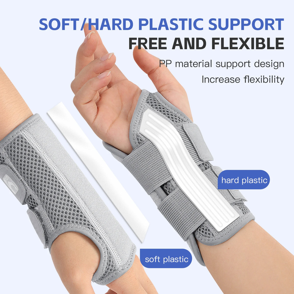 Carpal Tunnel Support Wrist Brace Splint for Pain Relief 1PC