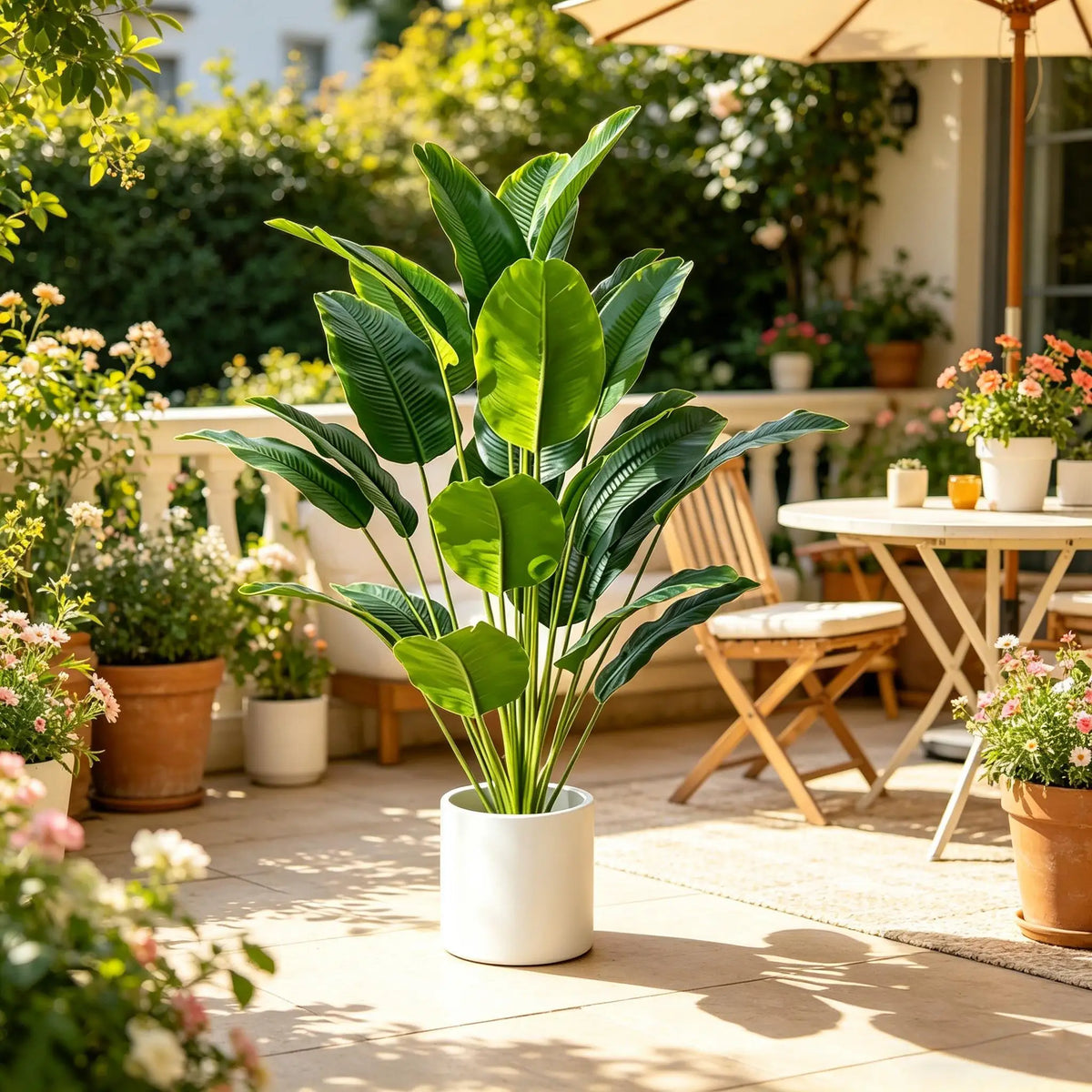 Large Artificial Tree Tropical Fake Palm Plant 67-112cm Home Decor