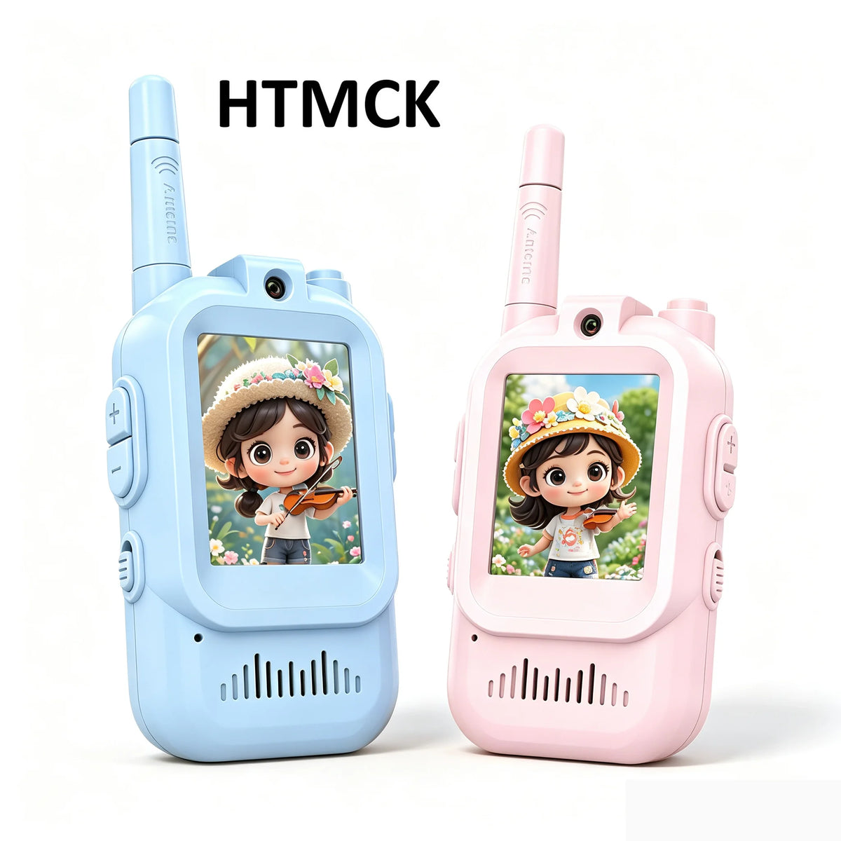 2PCS Kids Video Walkie Talkies USB Intercom Toys Ages 3-12 Outdoor Fun