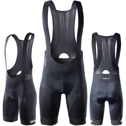 RION Cycling Shorts Men Ciclismo Masculina Bib Shorts Elastic Interface Cushion Long Distance MTB Padded Shorts Tights Slim Fit-EXPROTAS