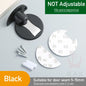 KAK Adjustable Magnetic Door Stop Punch-Free Zinc Alloy Holder Hidden Doorstop