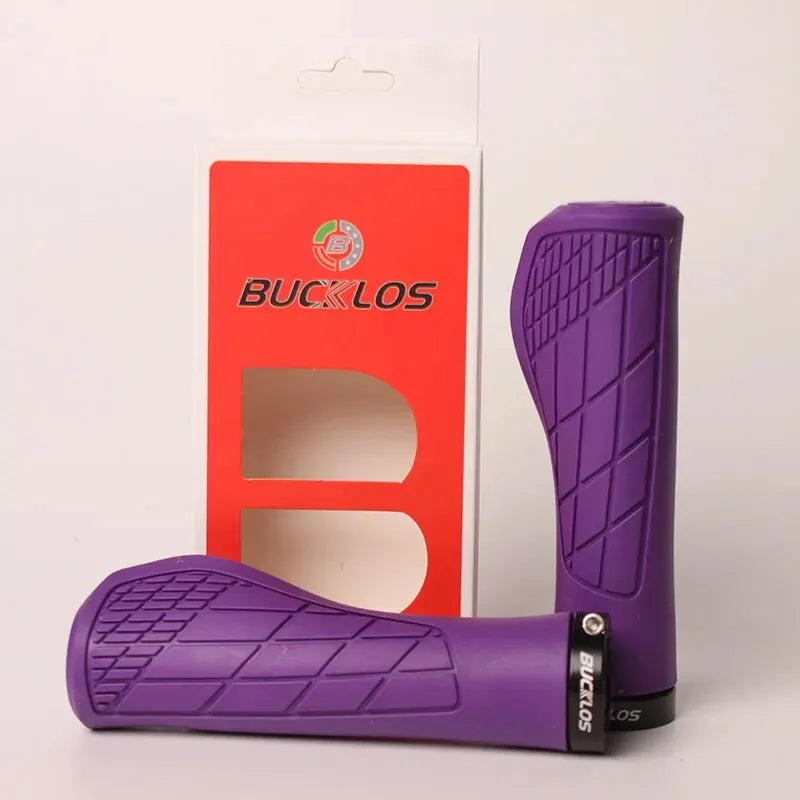 Shock Absorbing Bike Handlebar Grips BUCKLOS Lock-On MTB