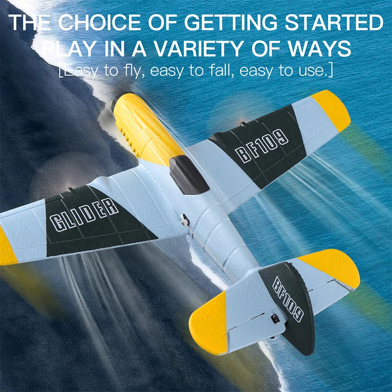 BF109 RC Airplane 2.4G EPP Foam Glider Remote Control Plane Flying Model Toy
