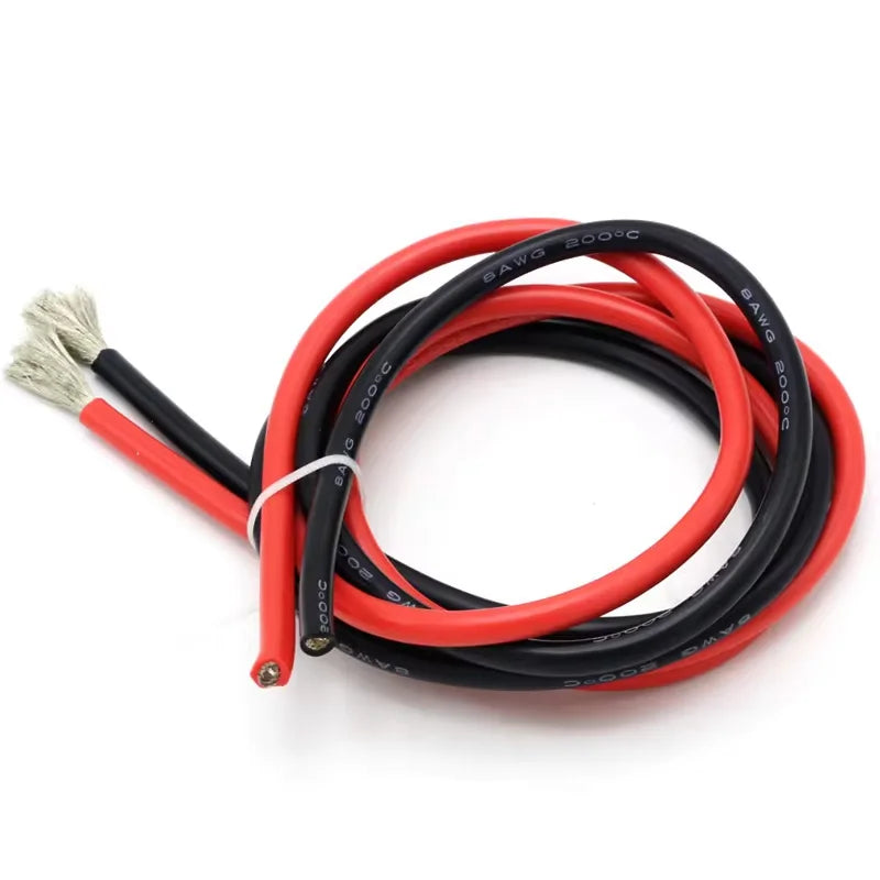 Wire Silicone Cable 10m 12 14 16 18 20 22 AWG Flexible Tinned Copper