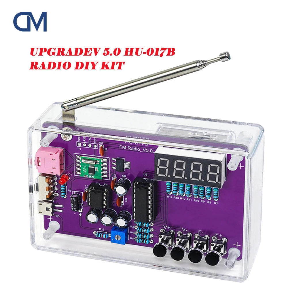 DIY FM Radio Electronic Soldering Project RDA5807S Module 87-108MHz