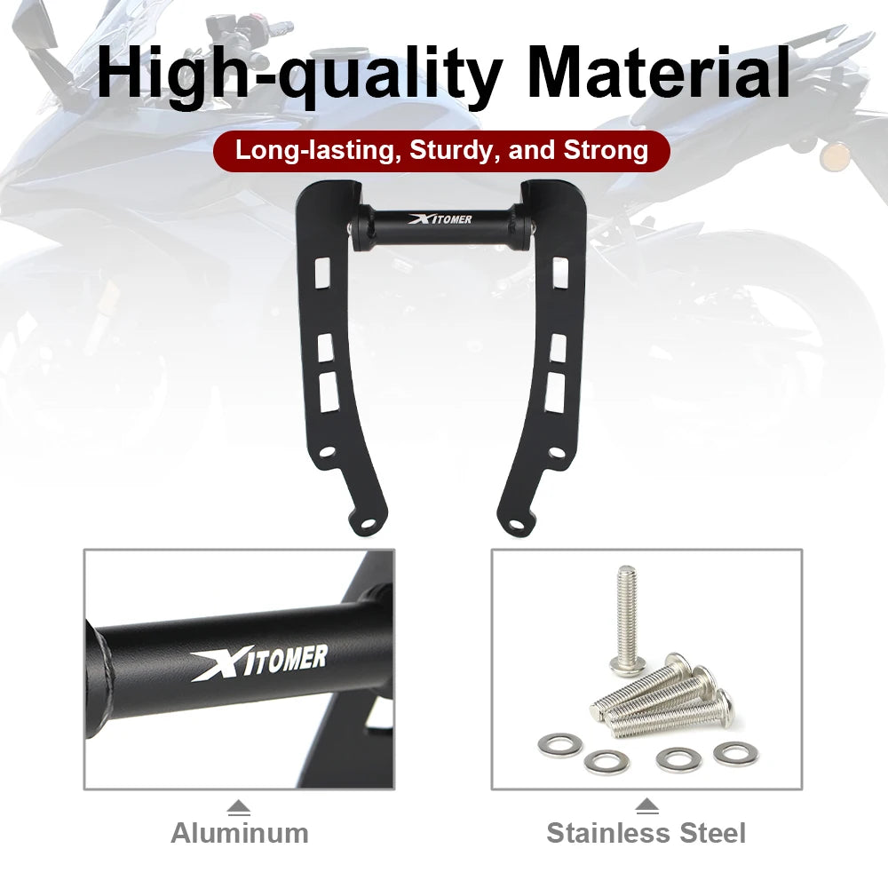 GPS Phone Mount Bracket Plate Holder for Suzuki GSX-S1000GT/GT+ 2022-2024
