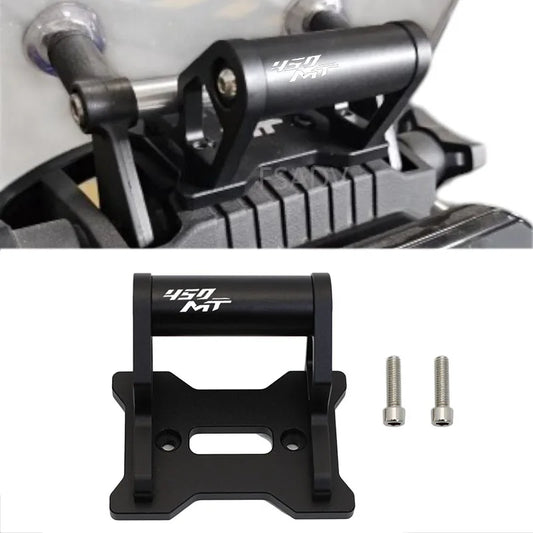 CNC GPS Phone Holder Mount Bracket For CFMOTO 450MT 2024 2025 Navigation